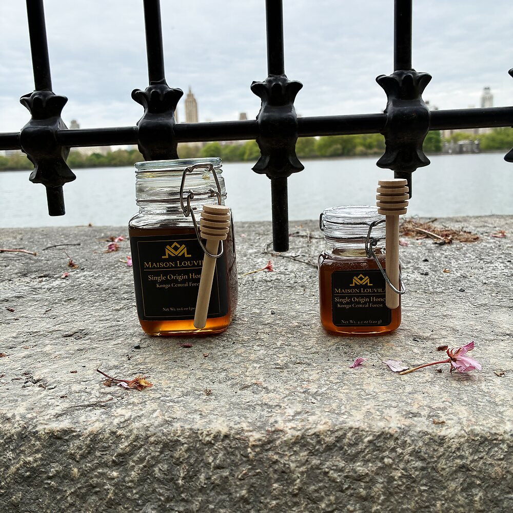 Pots devant la skyline de New York
